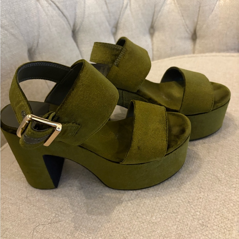 Jeffrey Campbell Olive Platform Heels